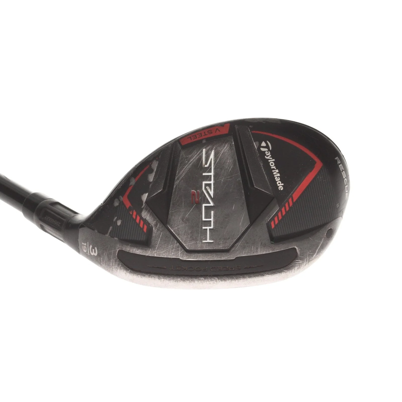 TaylorMade Stealth 2 Graphite Mens Right Hand 3 Hybrid 19* Extra Stiff - Kai'li White HY 90x