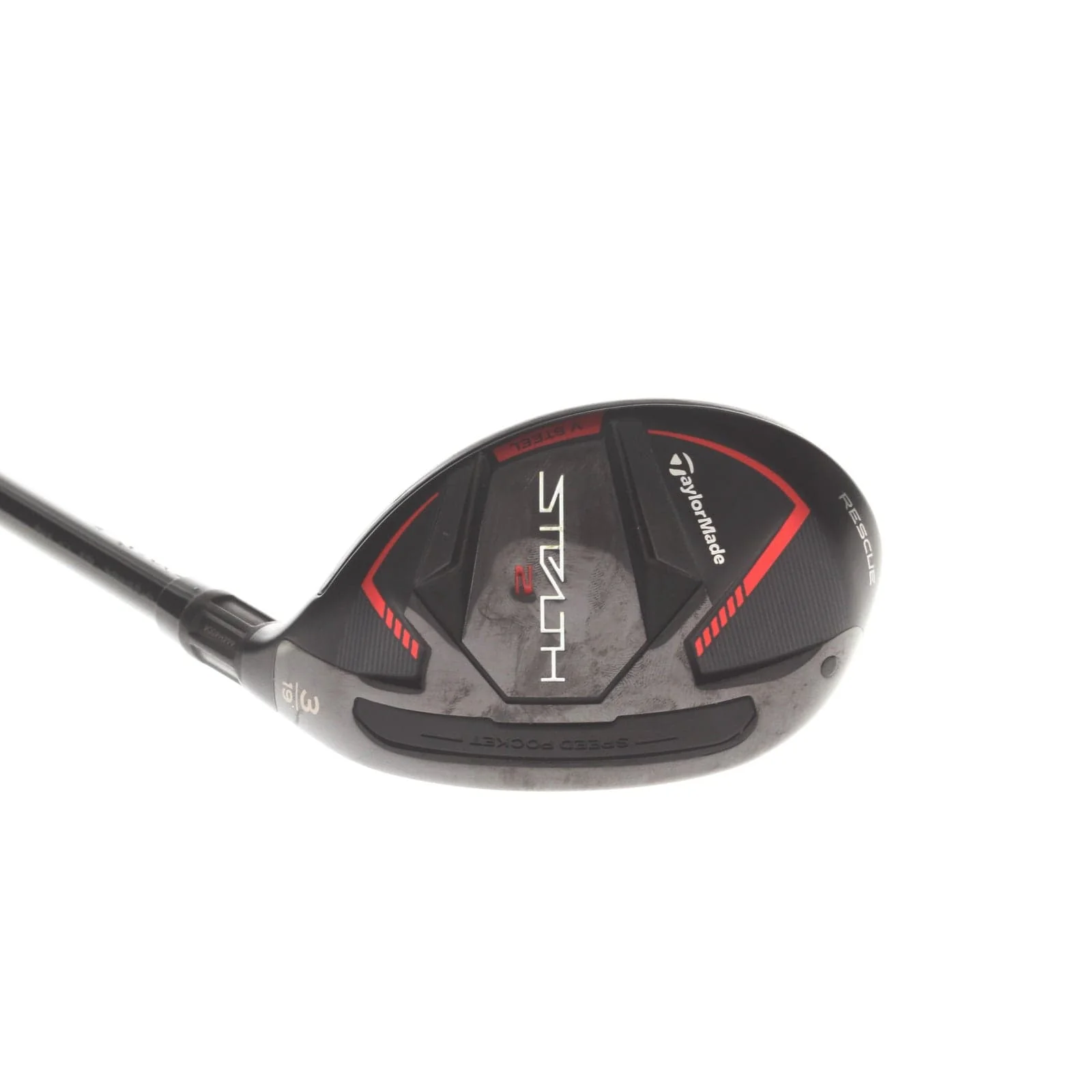 TaylorMade Stealth 2 Graphite Mens Right Hand 3 Hybrid 19* Regular - Ventus TR Red 6-R - Image 2