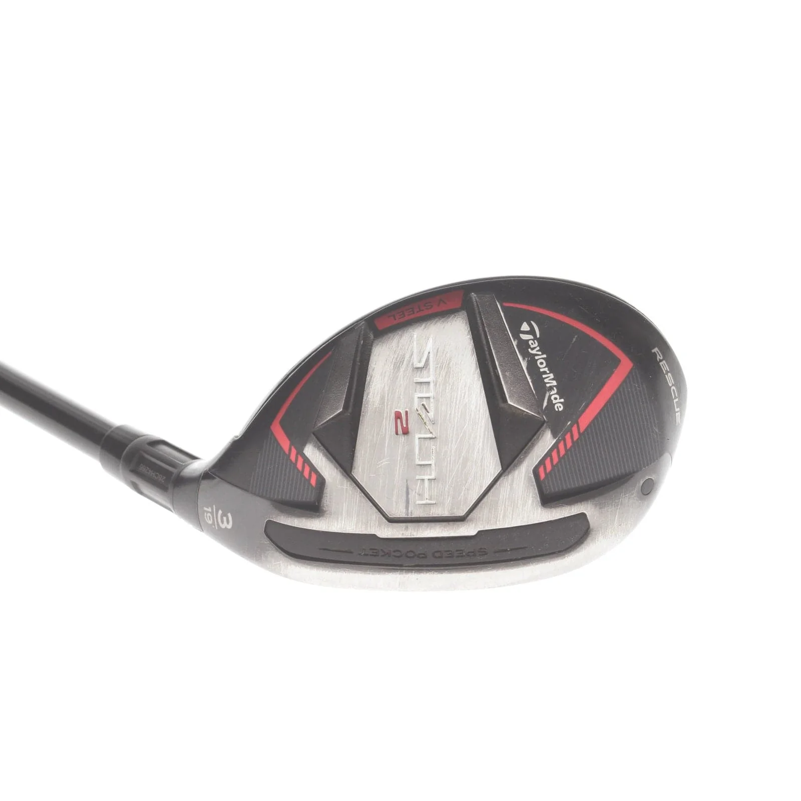 TaylorMade Stealth 2 Graphite Mens Right Hand 3 Hybrid 19* Stiff - Ventus Red TR HB 7-S - Image 2
