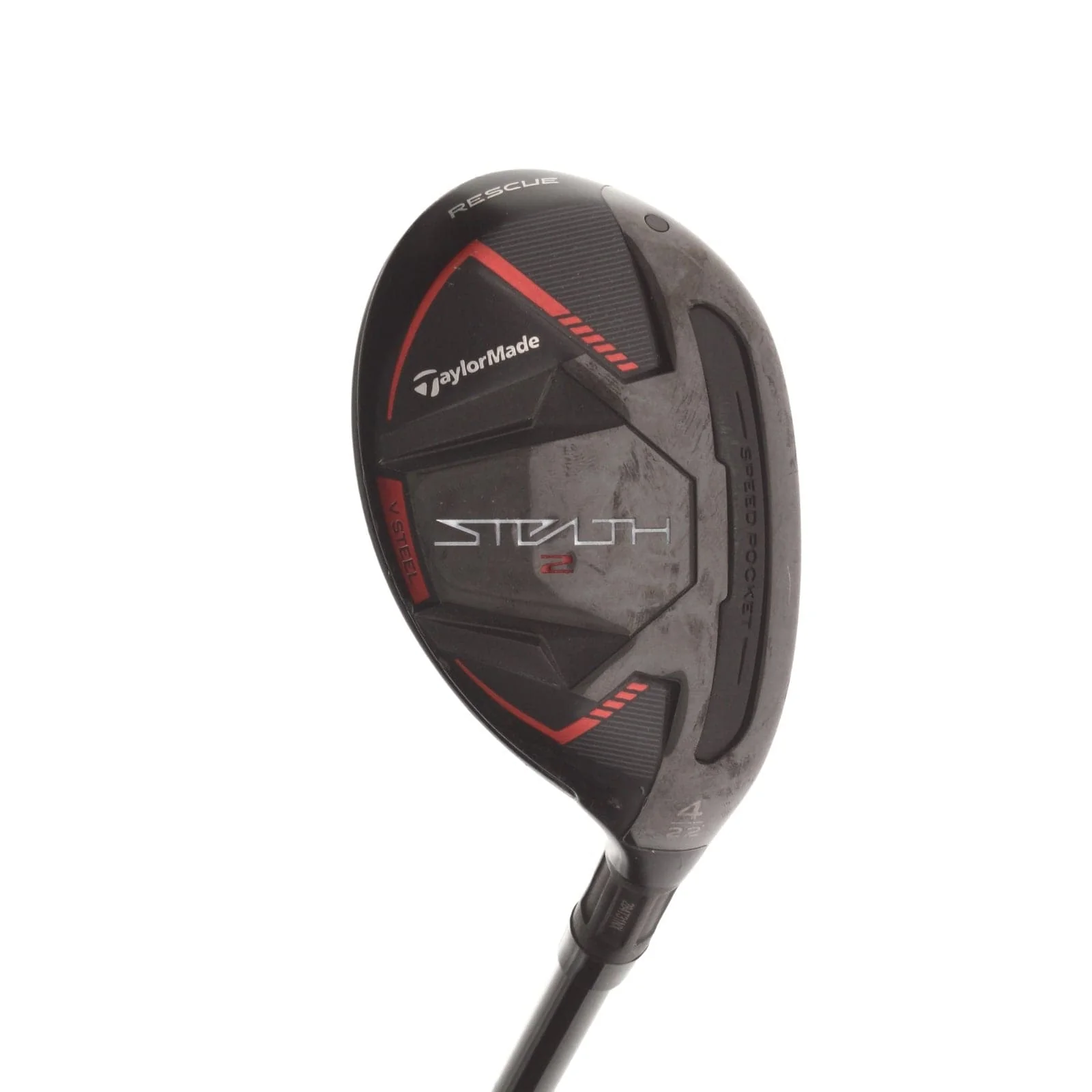TaylorMade Stealth 2 Graphite Mens Right Hand 4 Hybrid 22* Regular - Tensei AV Series White 75