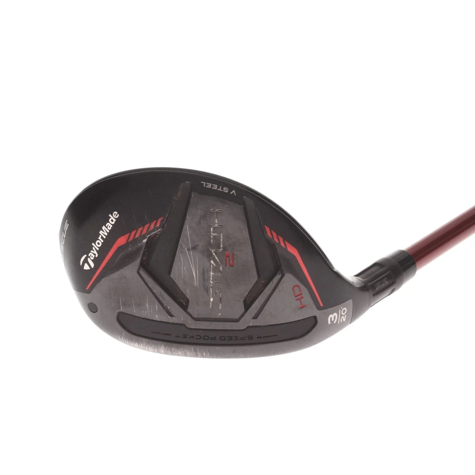 TaylorMade Stealth 2 HD Graphite Mens Left Hand 3 Hybrid 20* Stiff - Fujikura Speeder NX 60-S - Image 2