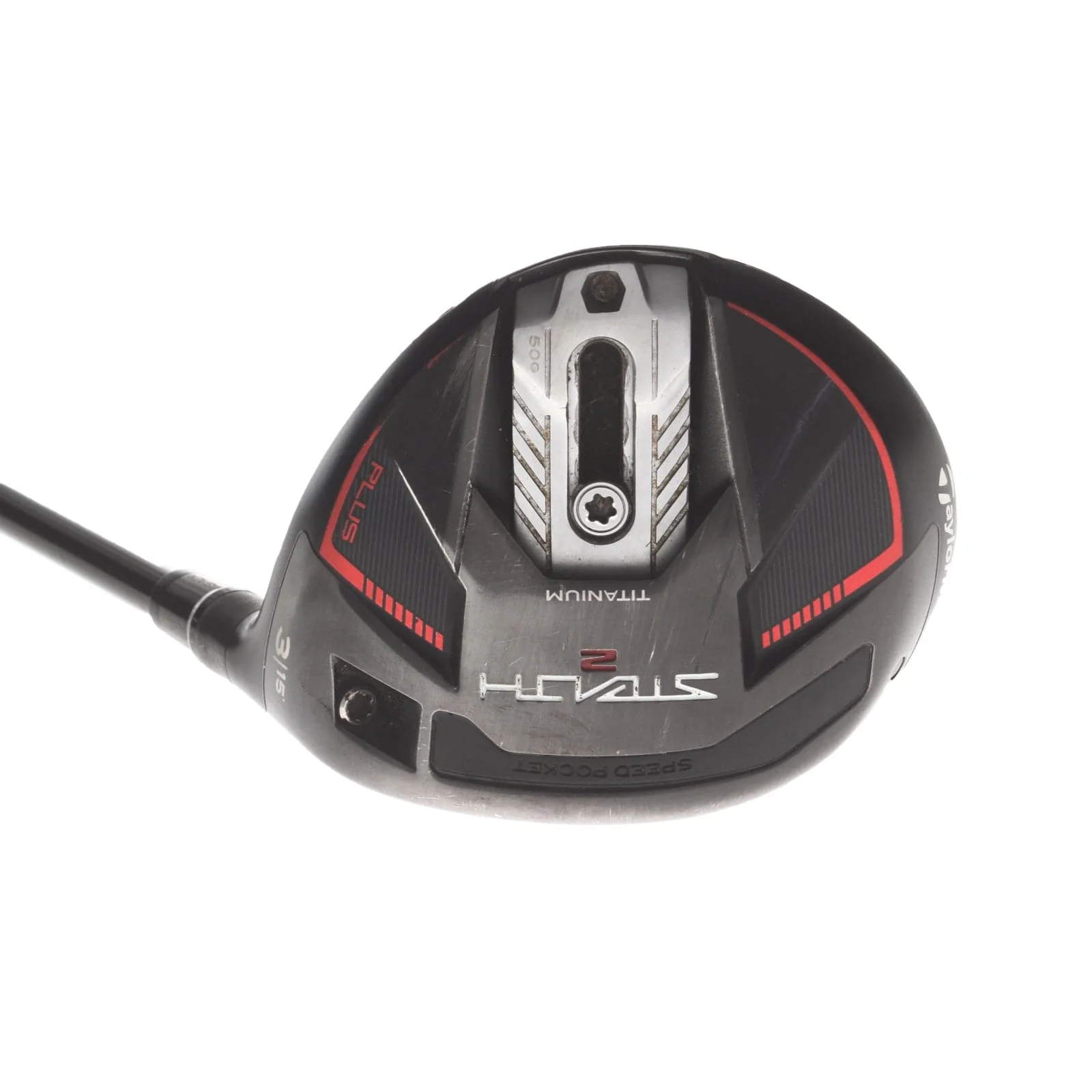 TaylorMade Stealth 2 Plus Graphite Mens Right Hand Fairway 3 Wood 15* Stiff - HZRDUS Silver 6.0 70g