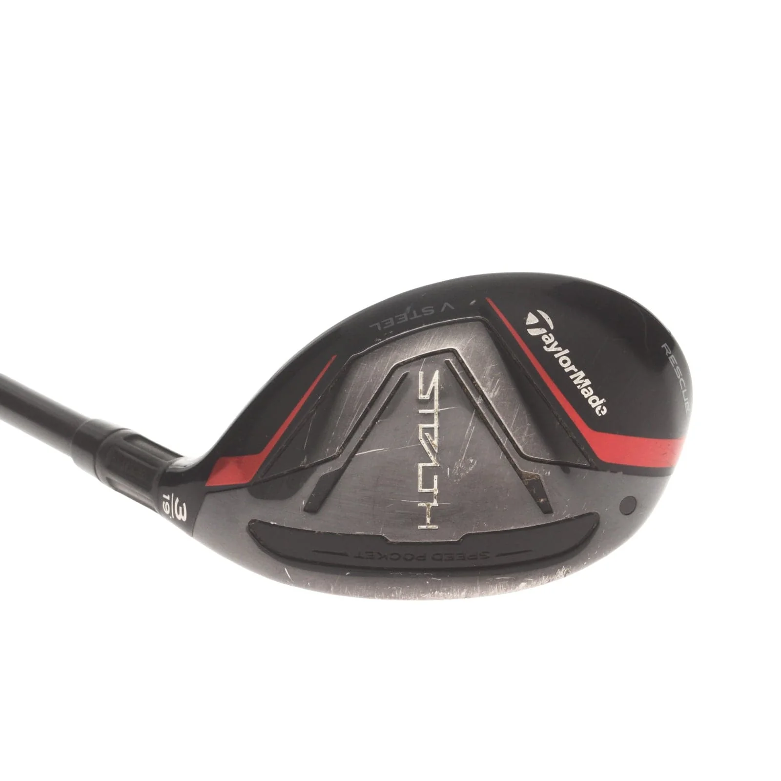TaylorMade Stealth Graphite Mens Right Hand 3 Hybrid 19* Stiff - Tour AD Graphite Design IZ-85 - Image 2