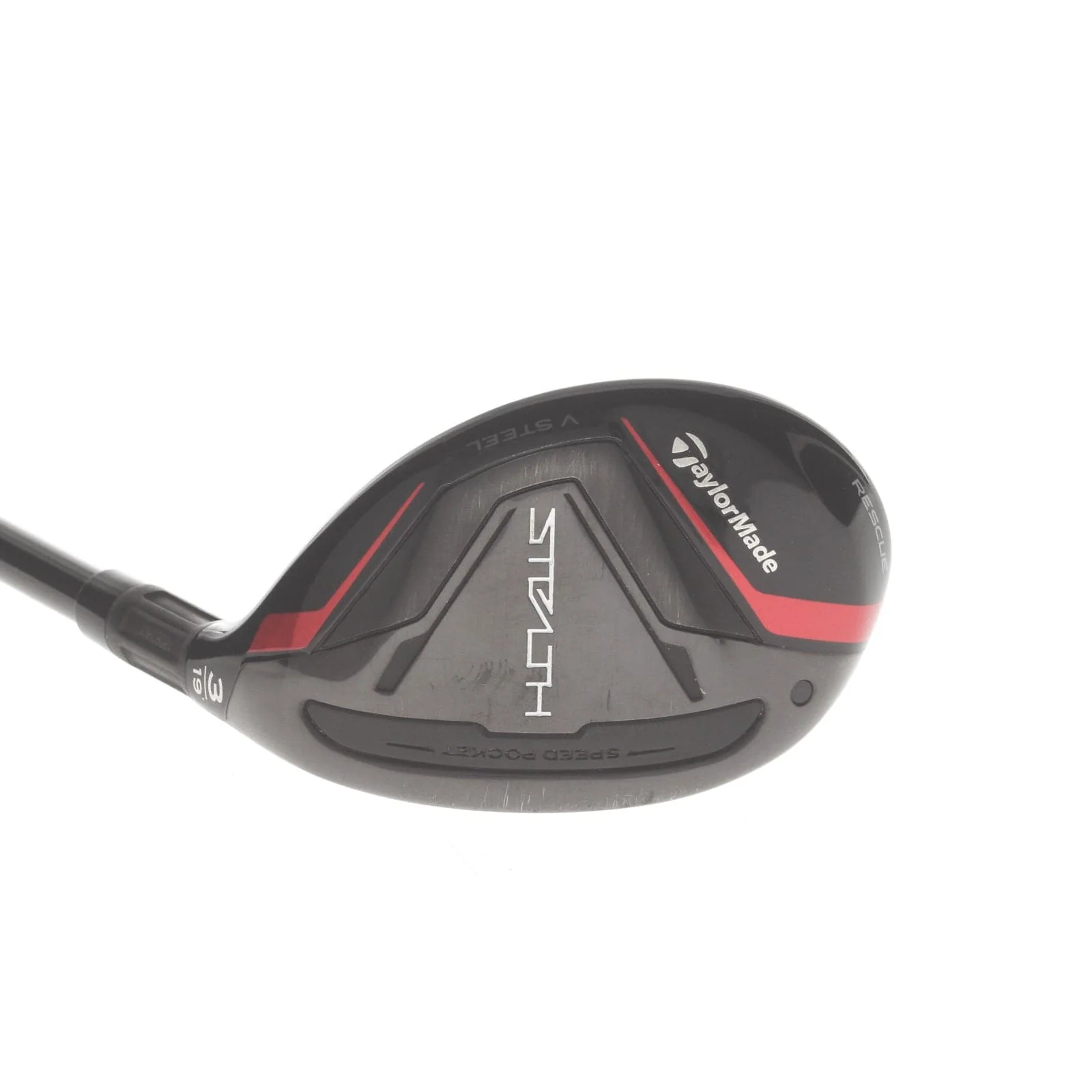 TaylorMade Stealth Graphite Mens Right Hand 3 Hybrid 19* Stiff - Ventus Red 7-S - Image 2