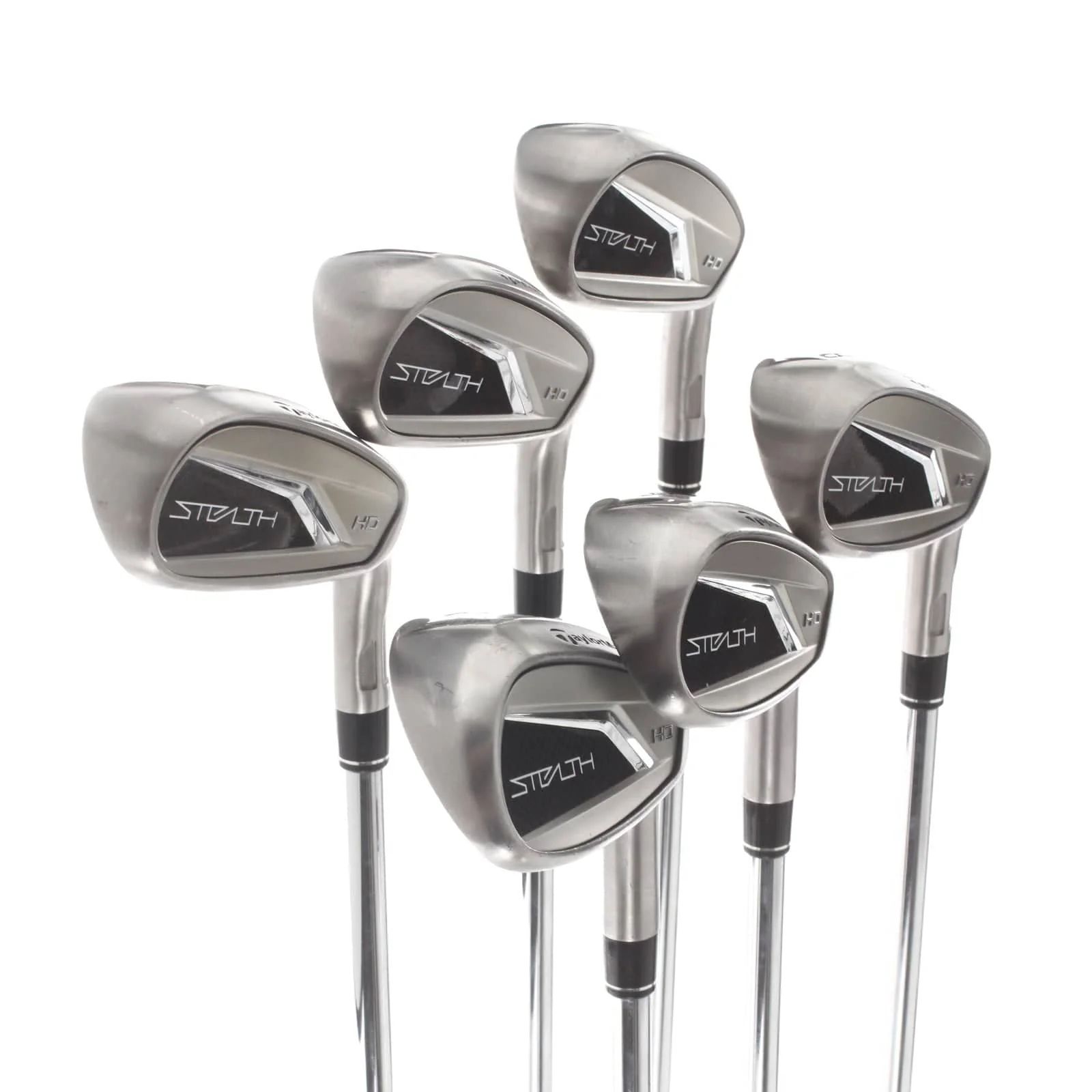 TaylorMade Stealth HD Steel Mens Right Hand Irons 5-PW Regular - KBS MT 85 - Image 2