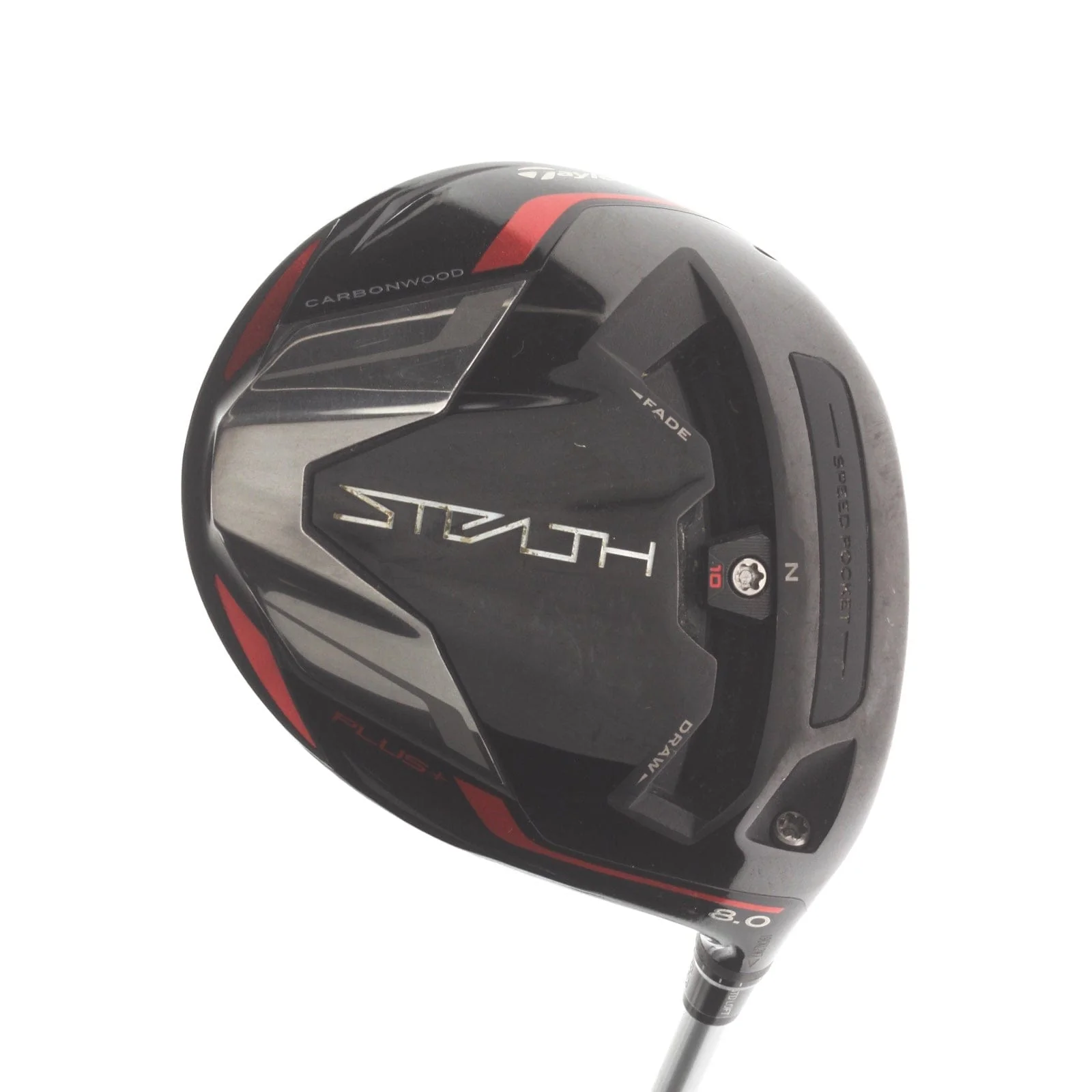TaylorMade Stealth Plus Graphite Mens Right Hand Driver 8* Stiff - Aldila Ascent Red 60