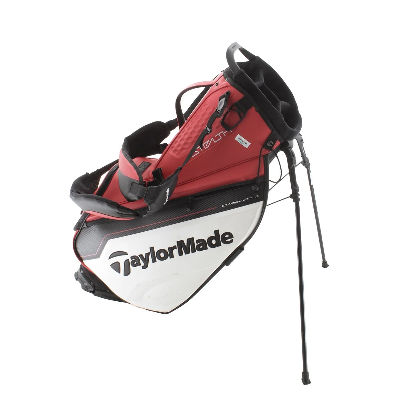 TaylorMade Stealth Stand Bag - Red/White/Black - Image 5