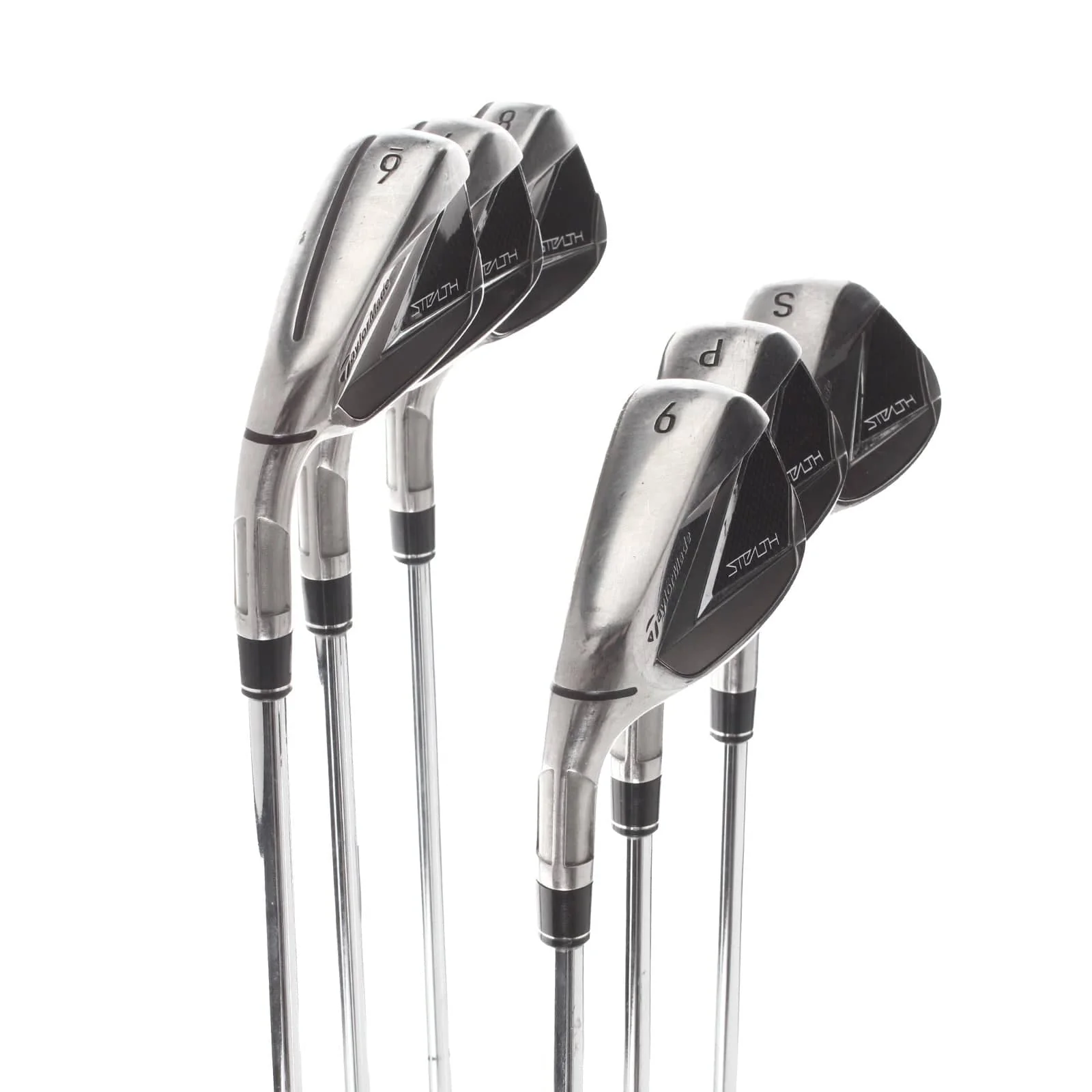 TaylorMade Stealth Steel Mens Left Hand Irons 6-SW Regular - KBS Tour Lite - Image 2