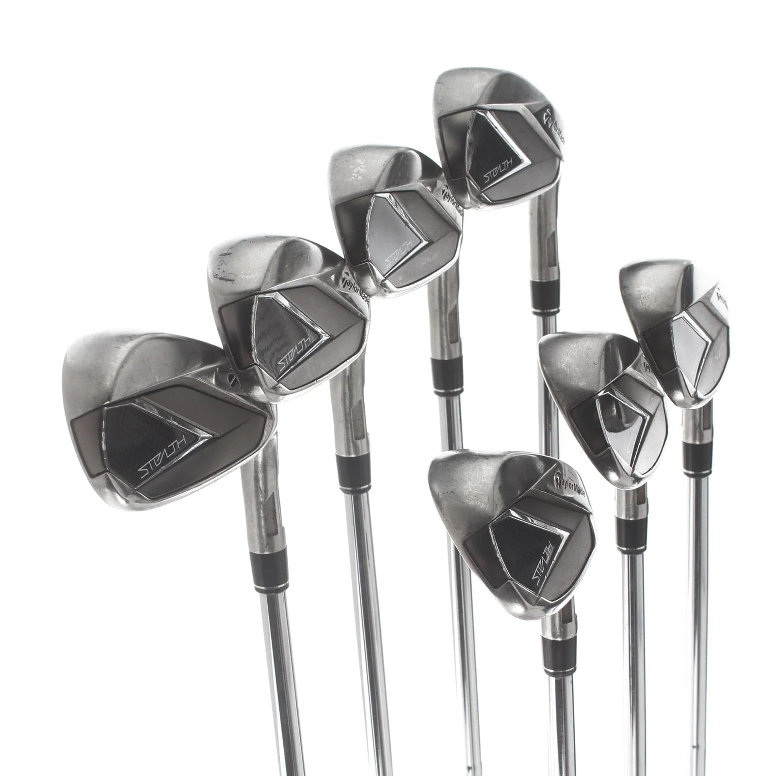 TaylorMade Stealth Steel Mens Right Hand Irons 4-PW Stiff - KBS tour Lite - Image 2