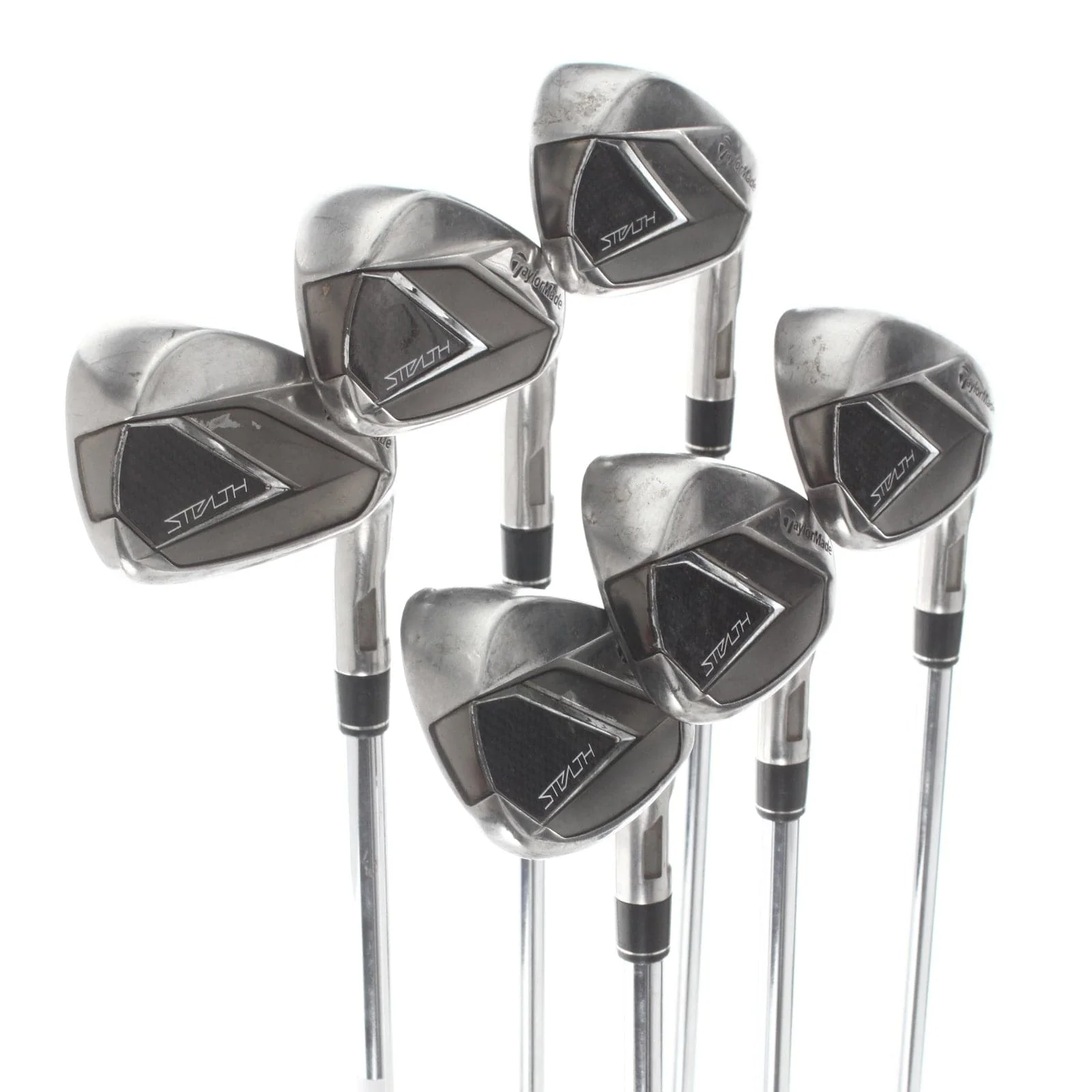TaylorMade Stealth Steel Mens Right Hand Irons 5-PW Regular - Dynamic Gold 95 - Image 2