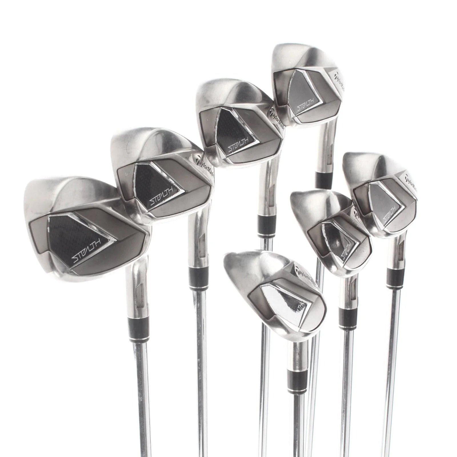 TaylorMade Stealth Steel Mens Right Hand Irons 5-SW Stiff - KBS Max MT 85 - Image 2