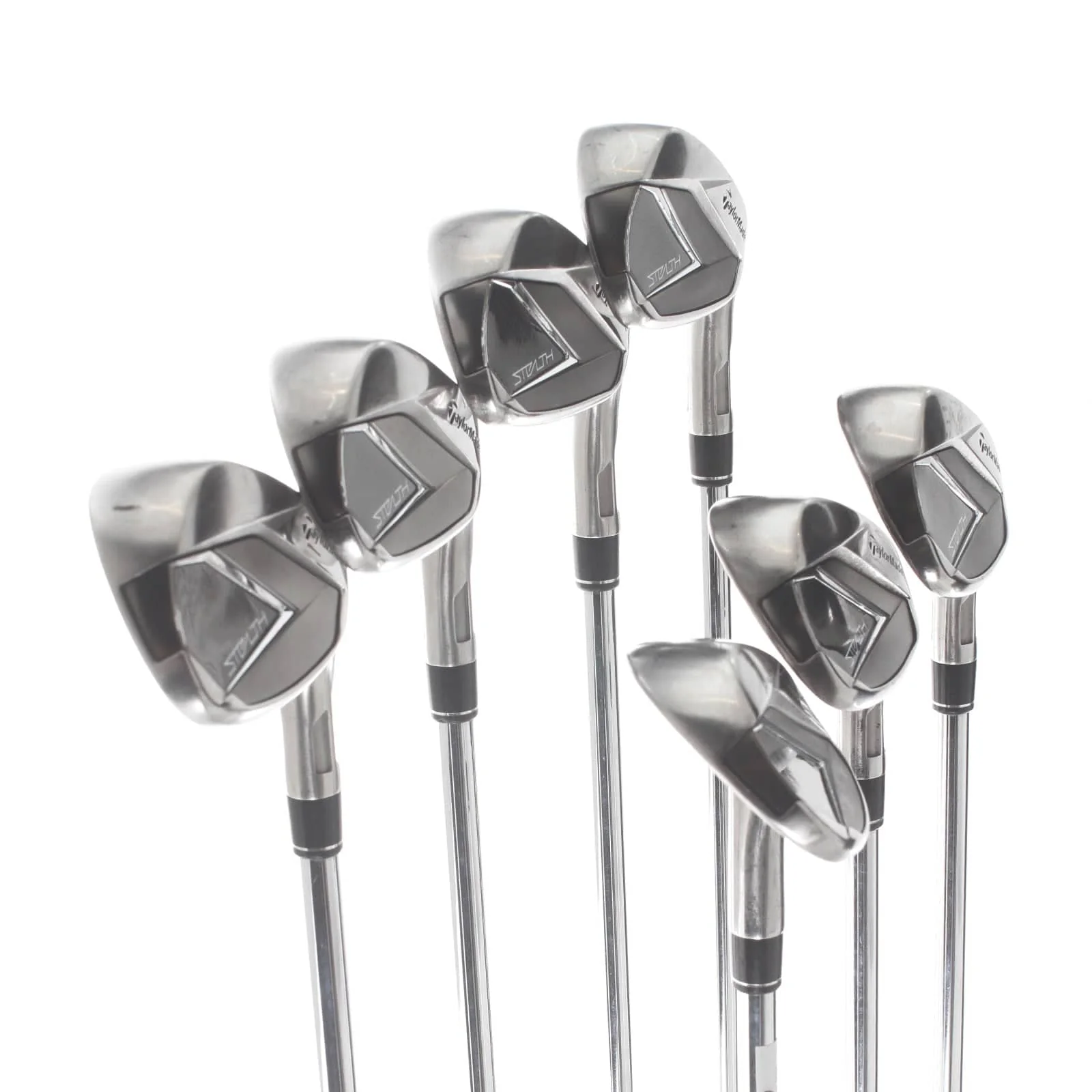 TaylorMade Stealth Steel Mens Right Hand Irons 5-SW Stiff - KBS Max MT 85 - Image 2