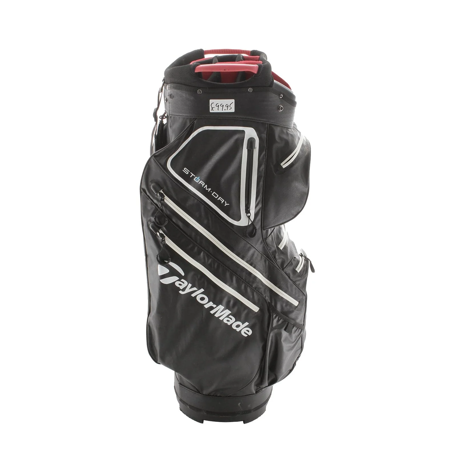TaylorMade Storm Dry Cart Bag - Black/White - Image 3