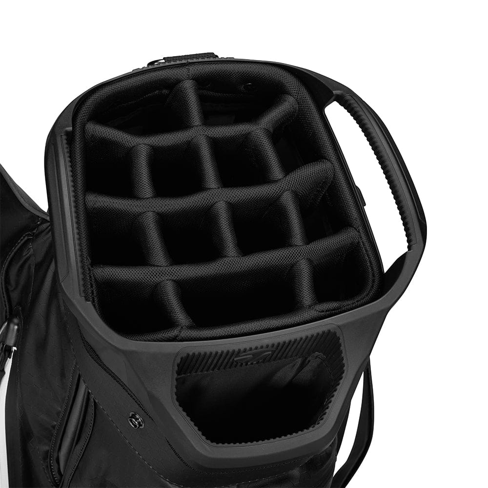 TaylorMade Storm Dry Waterproof Cart Bag - Grey/Black - Image 2