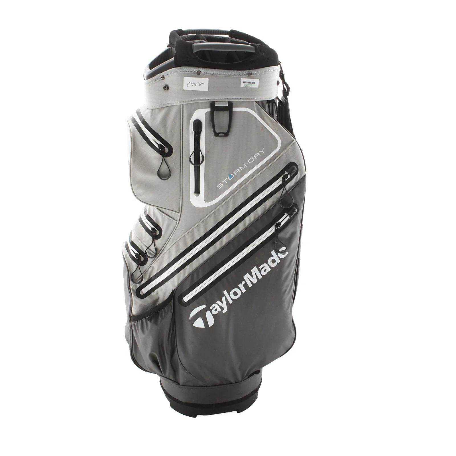 TaylorMade Storm Dry Cart Bag - Grey/Silver/White