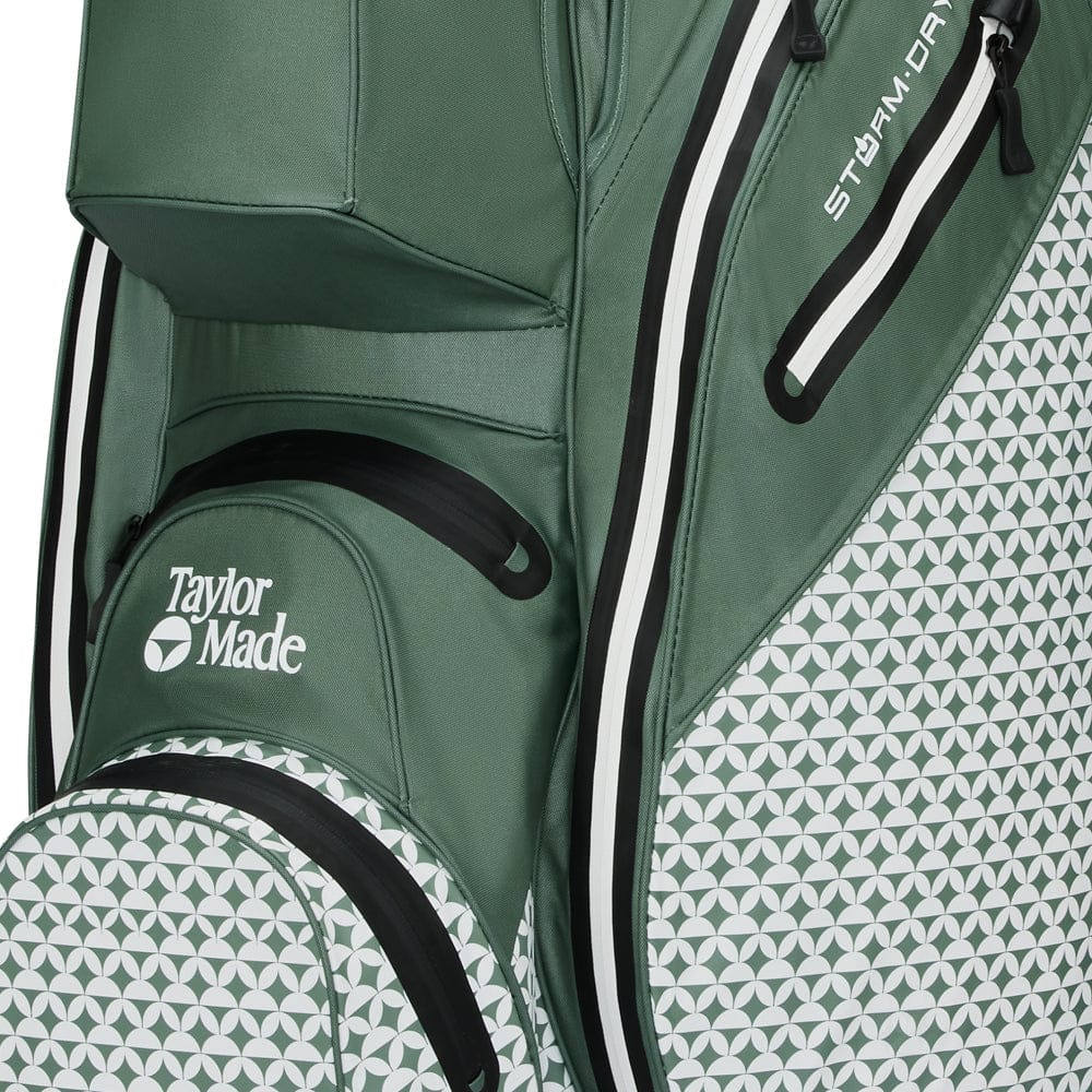 TaylorMade Storm Dry Waterproof Cart Bag - Heritage Icon/Sage - Image 5