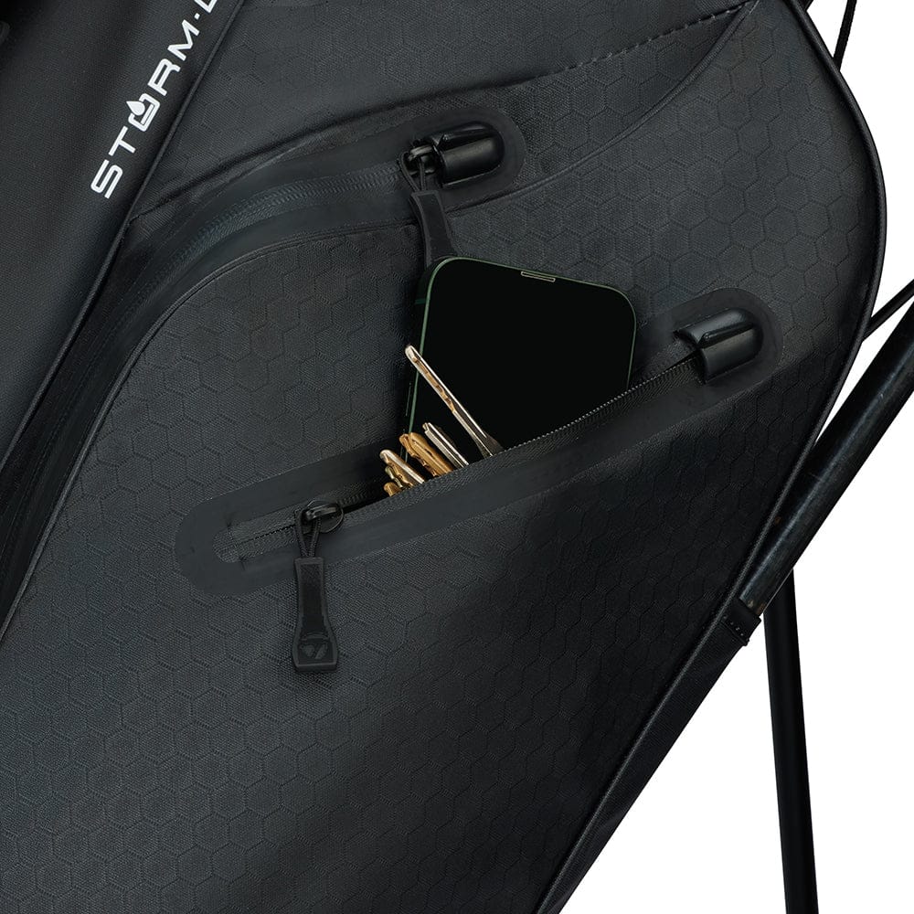 TaylorMade Storm Dry Waterproof Stand Bag - Black - Image 4
