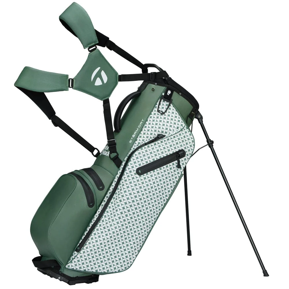 TaylorMade Storm Dry Waterproof Stand Bag - Heritage Icon/Dark Sage