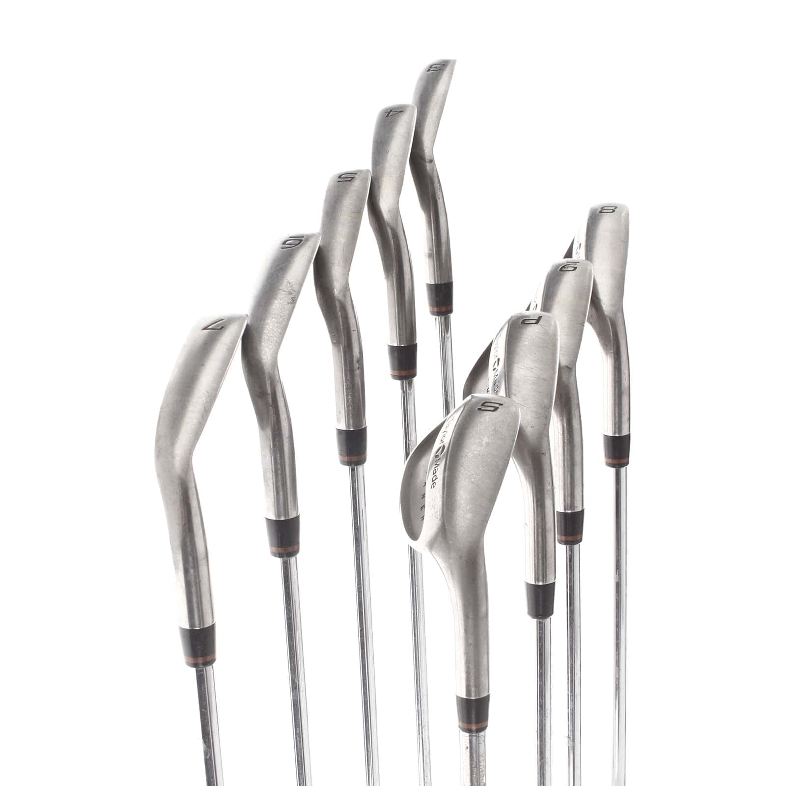 TaylorMade Supersteel Burner Steel Mens Right Hand Irons 3-SW Regular - TaylorMade Rifle Precision R-80 - Image 3