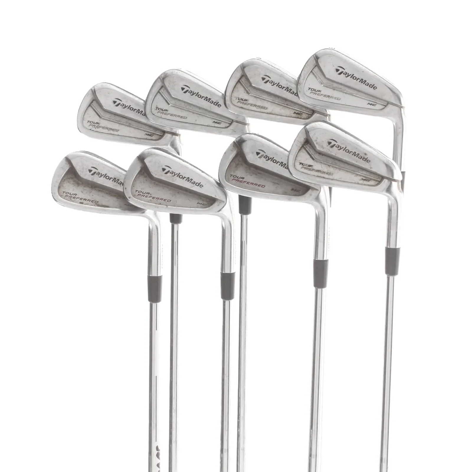TaylorMade Tour Preferred MC Steel Mens Right Hand Irons 3-PW Stiff - KBS Tour