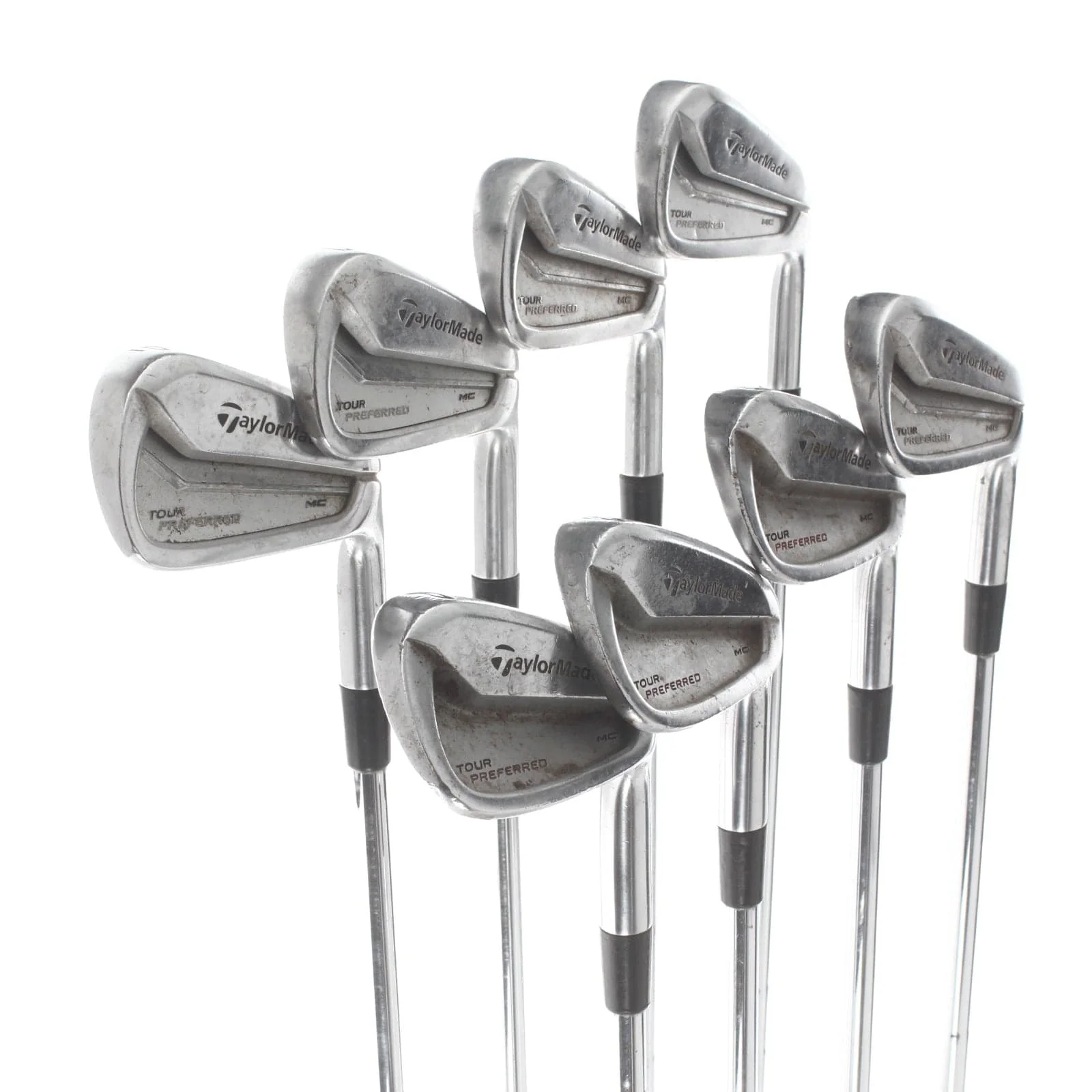 TaylorMade Tour Preferred MC Steel Mens Right Hand Irons 3-PW Stiff - KBS Tour - Image 2