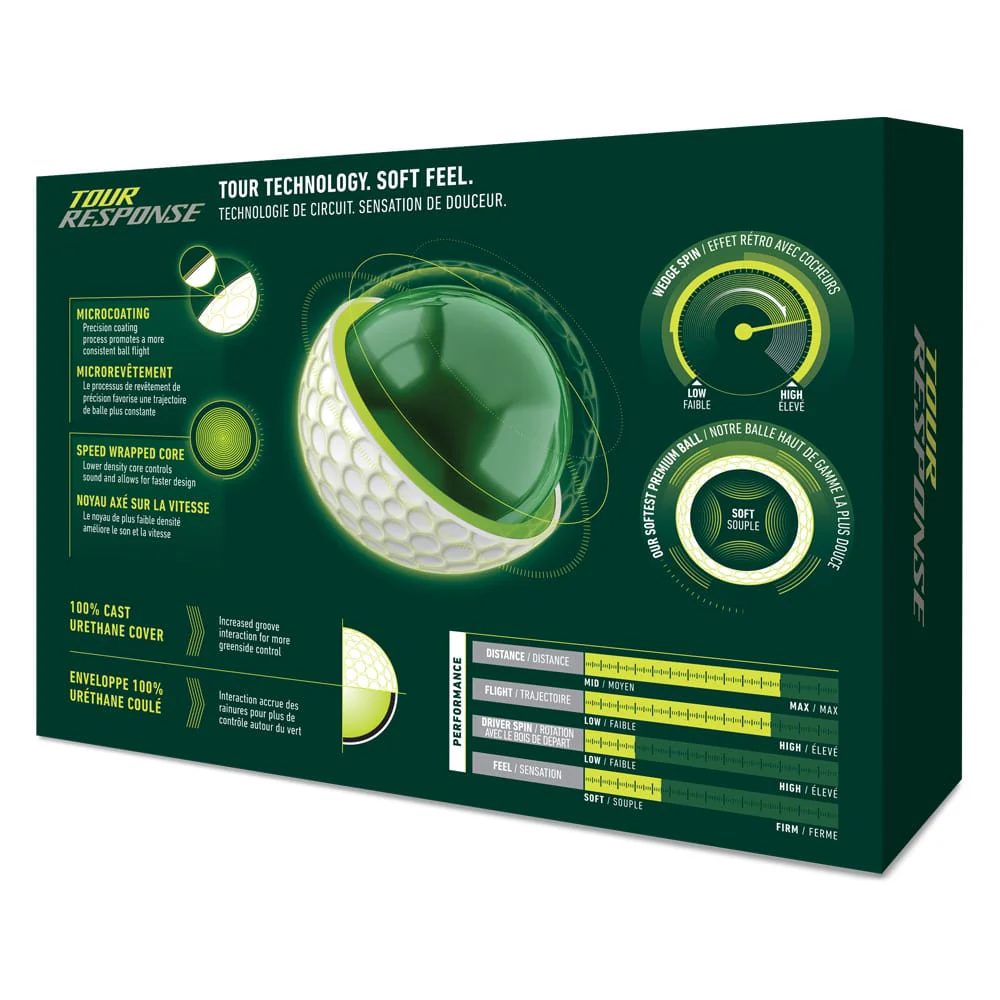 TaylorMade Tour Response Golf Balls - White - 12 Pack - Image 5