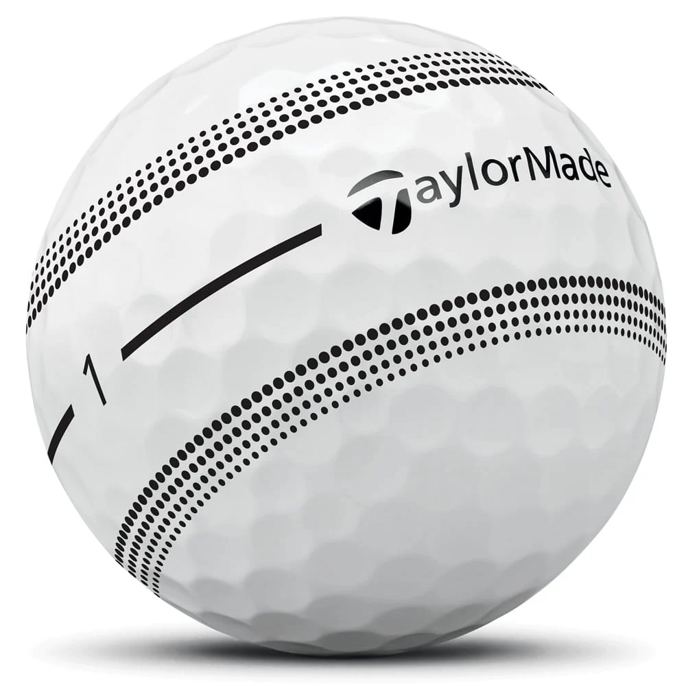 TaylorMade Tour Response Stripe Golf Balls - White/Black - 3 Sleeve - Image 3