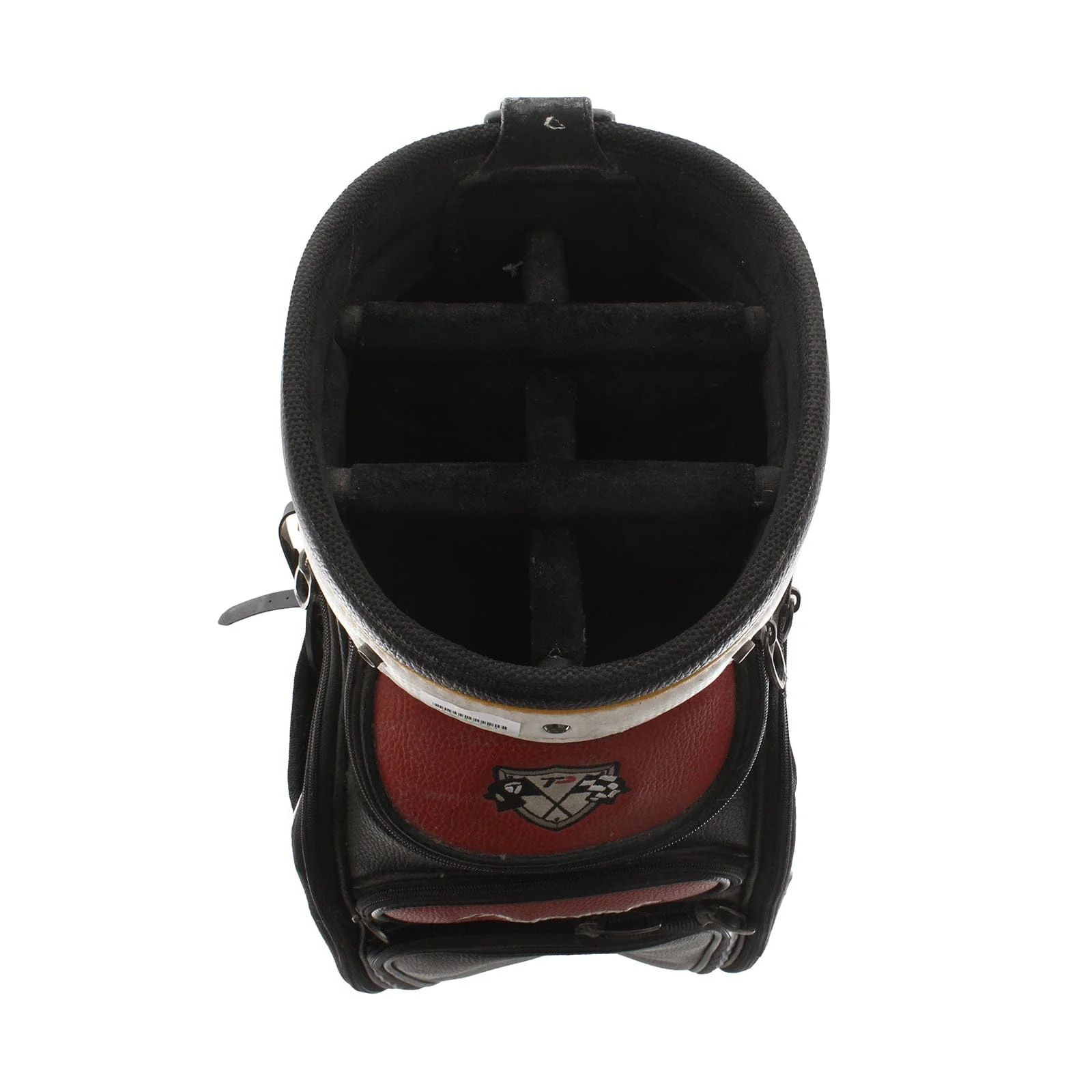 TaylorMade TP Cart Bag - White/Black/Red - Image 2