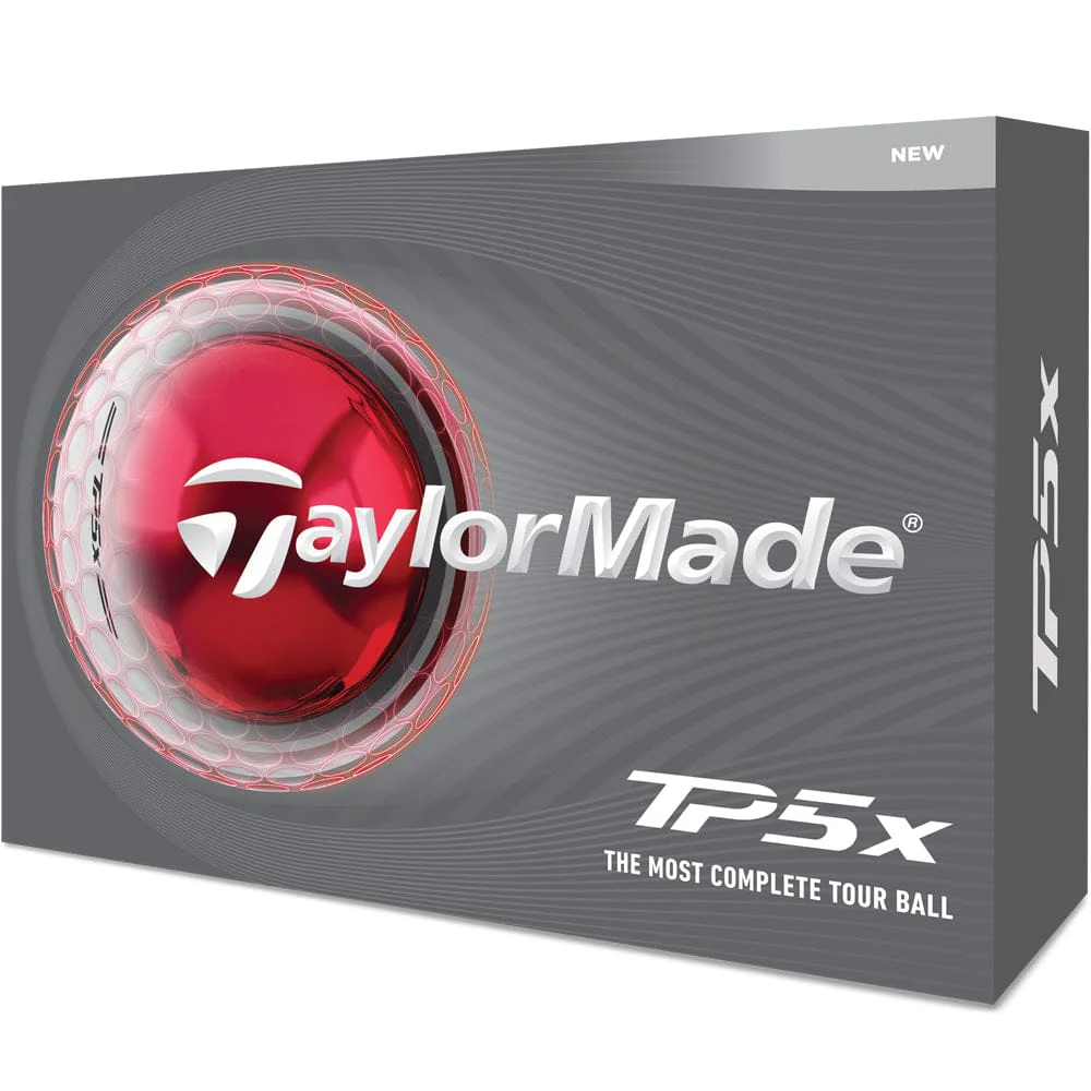 TaylorMade TP5x Golf Balls - White - 12 Pack - Image 6