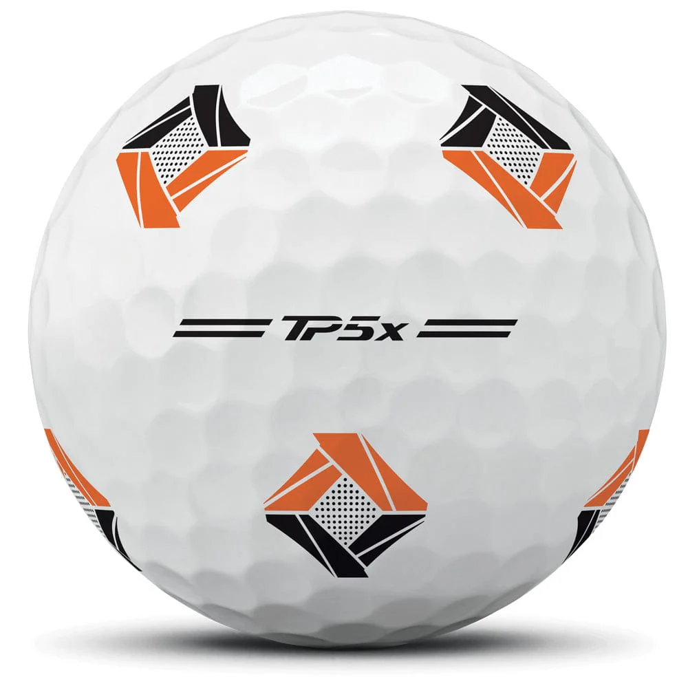 TaylorMade TP5x Pix Golf Balls - White - 12 Pack - Image 3