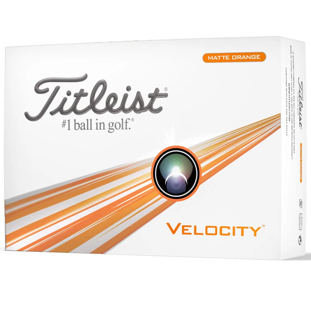 Titleist Velocity Golf Balls - Orange - Double Dozen - Image 9