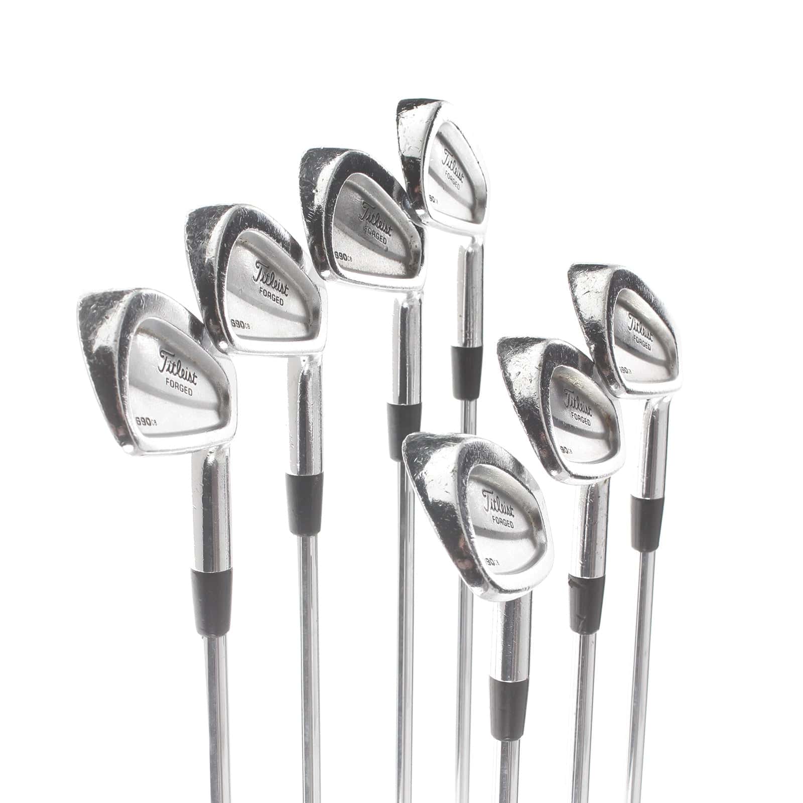 Titleist 690 CB Forged Steel Mens Right Hand Irons 3-9 Stiff - Dynamic Gold S300 - Image 2
