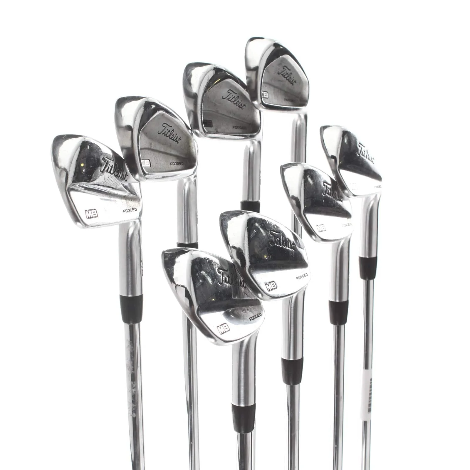 Titleist 718 CB/MB Combo Steel Mens Right Hand Irons 3-PW Stiff - True Temper AMT Black - Image 2