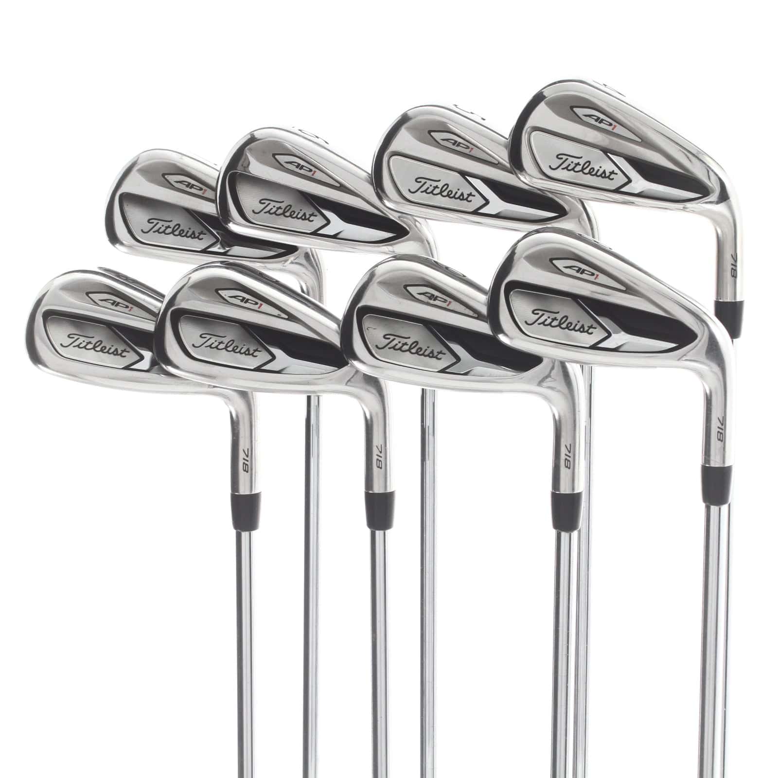 Titleist AP1 718 Steel Mens Right Hand Irons 4-PW+W Regular - True Temper AMT Red R300