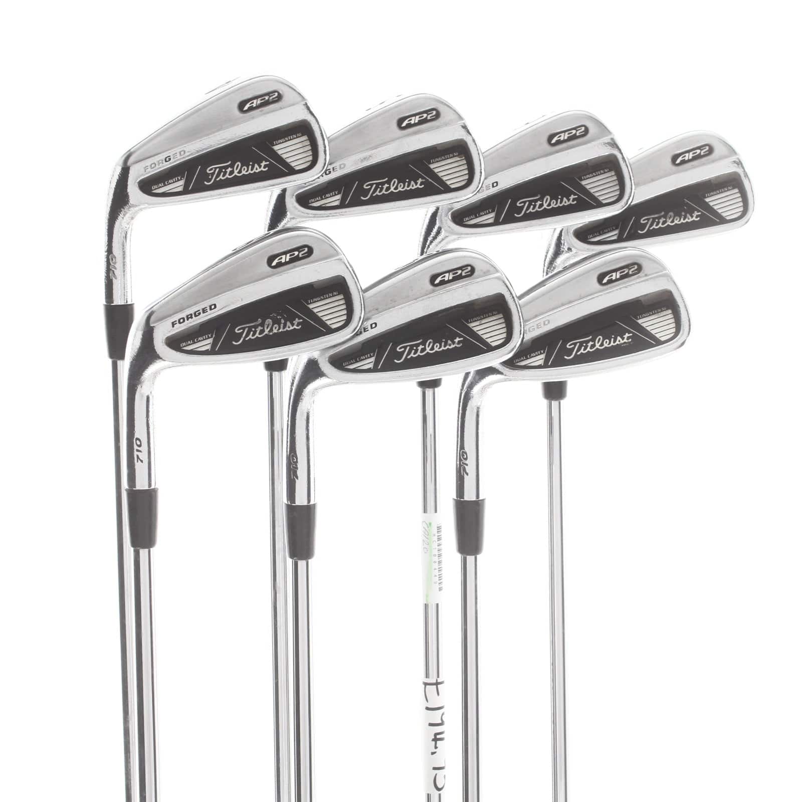 Titleist AP2 710 Steel Mens Left Hand Irons 4-PW Regular - True Temper Dynamic Gold R300