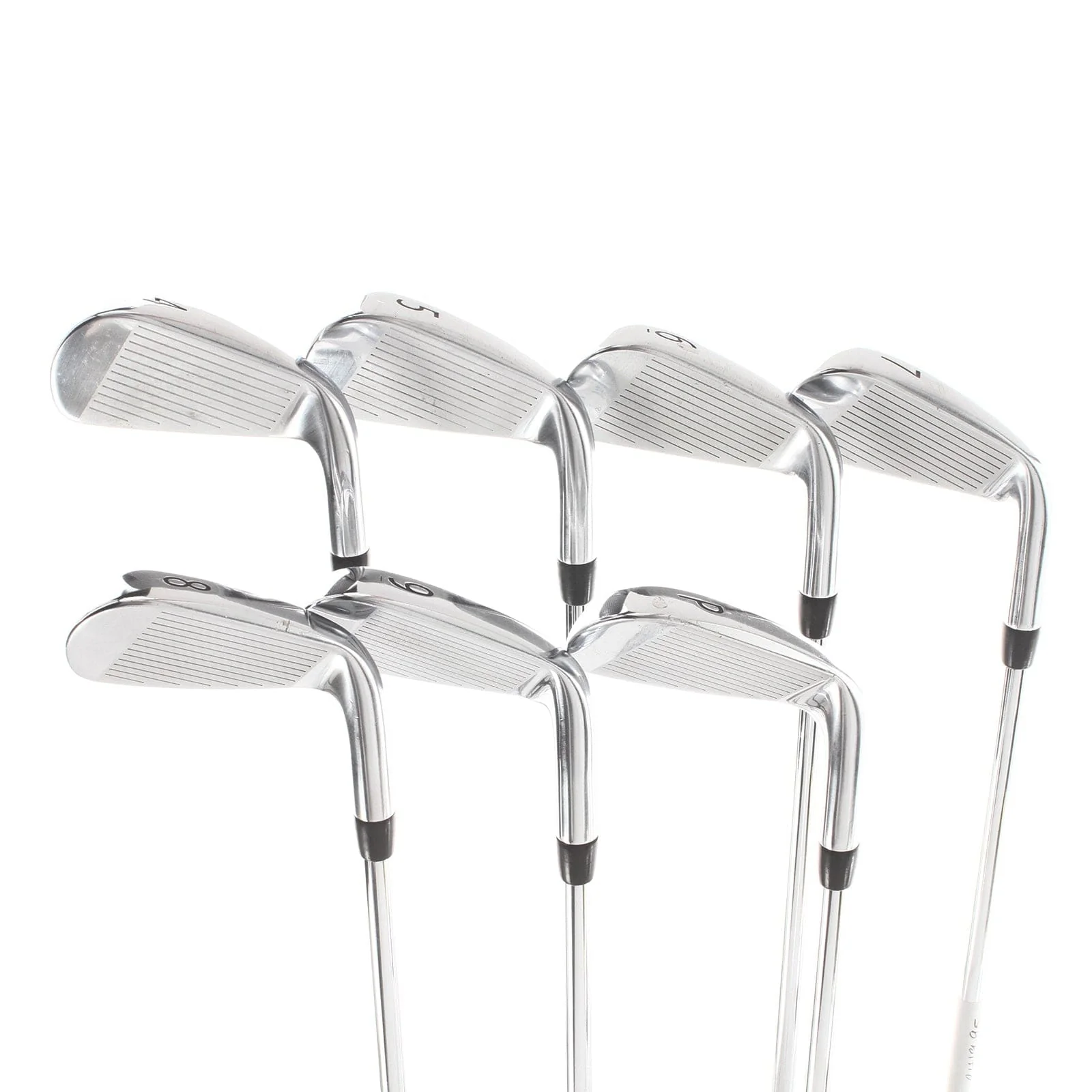 Titleist AP3 718 Steel Mens Left Hand Irons 4-PW Stiff - AMT Black S300 - Image 3