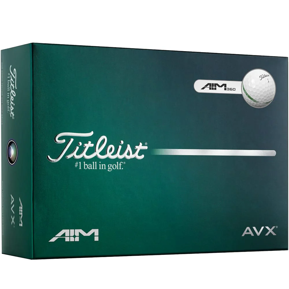 Titleist AVX AIM 360 Golf Balls - White - 12 Pack - Image 6