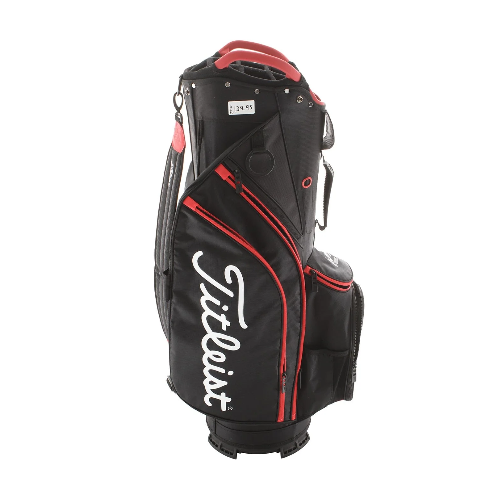 Titleist Cart 14 Cart Bag - Black/Red - Image 3