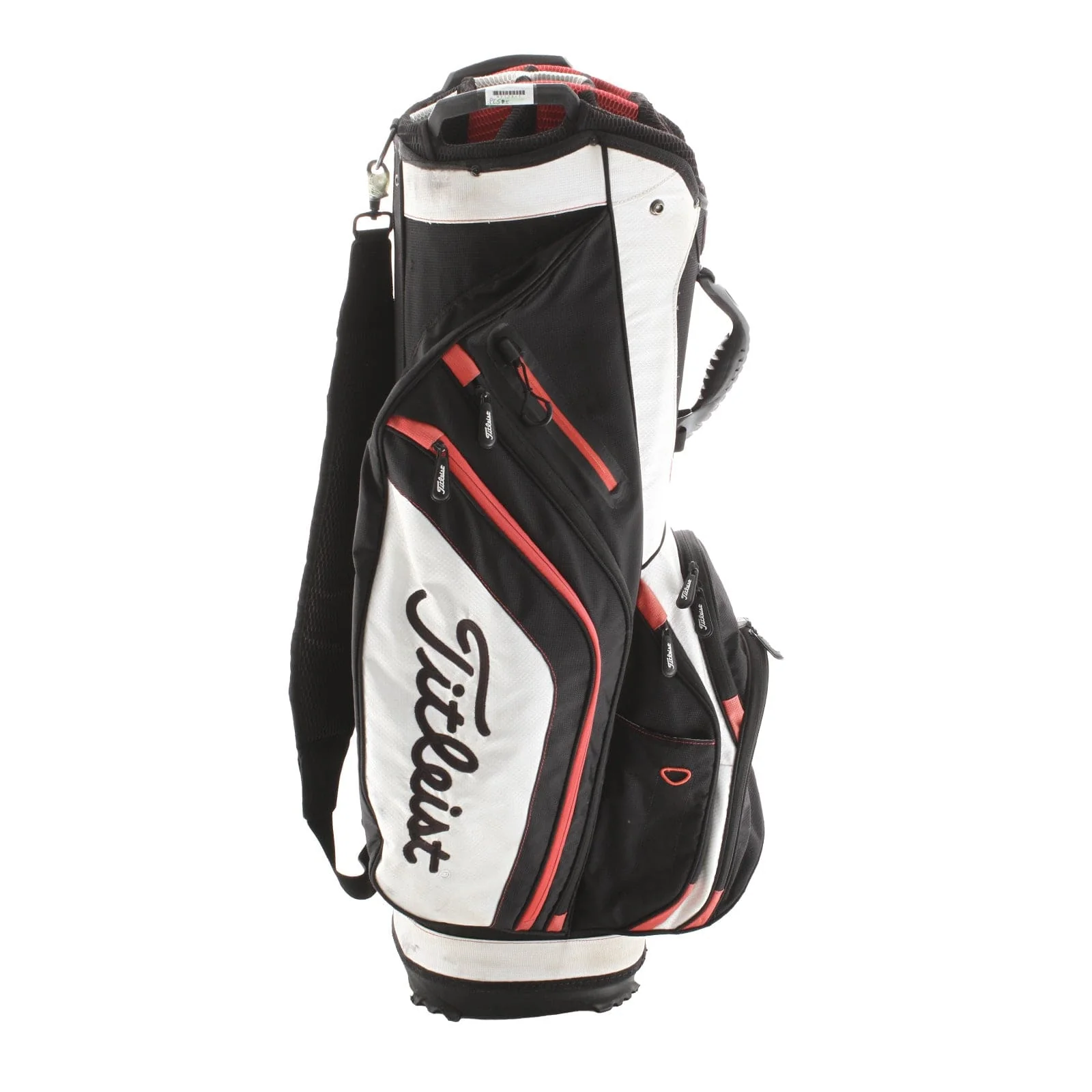 Titleist Cart 14 Cart Bag - White/Black/Red - Image 3