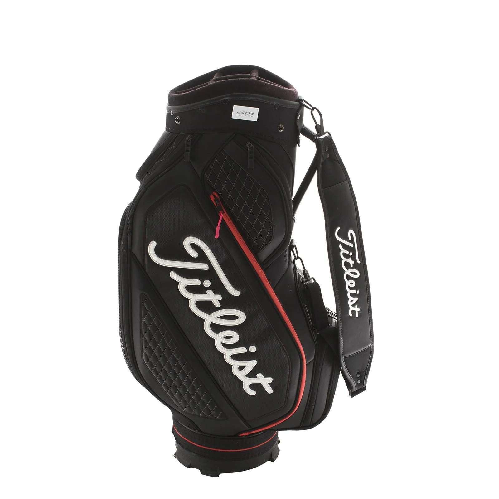 Titleist Cart Bag - Black/Red/White - Image 3