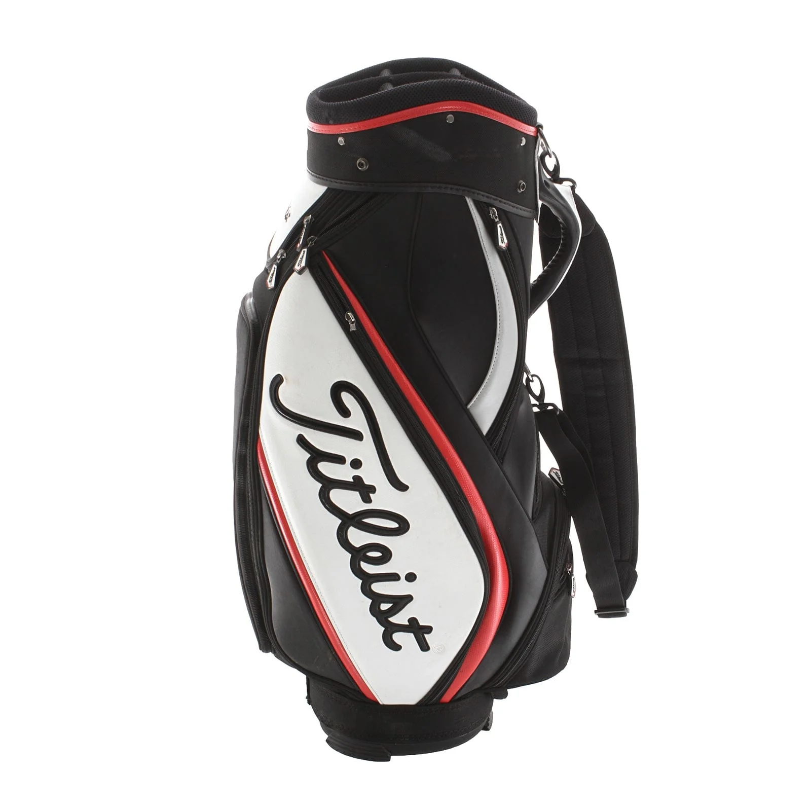 Titleist Cart Bag - Black/White/Red - Image 3