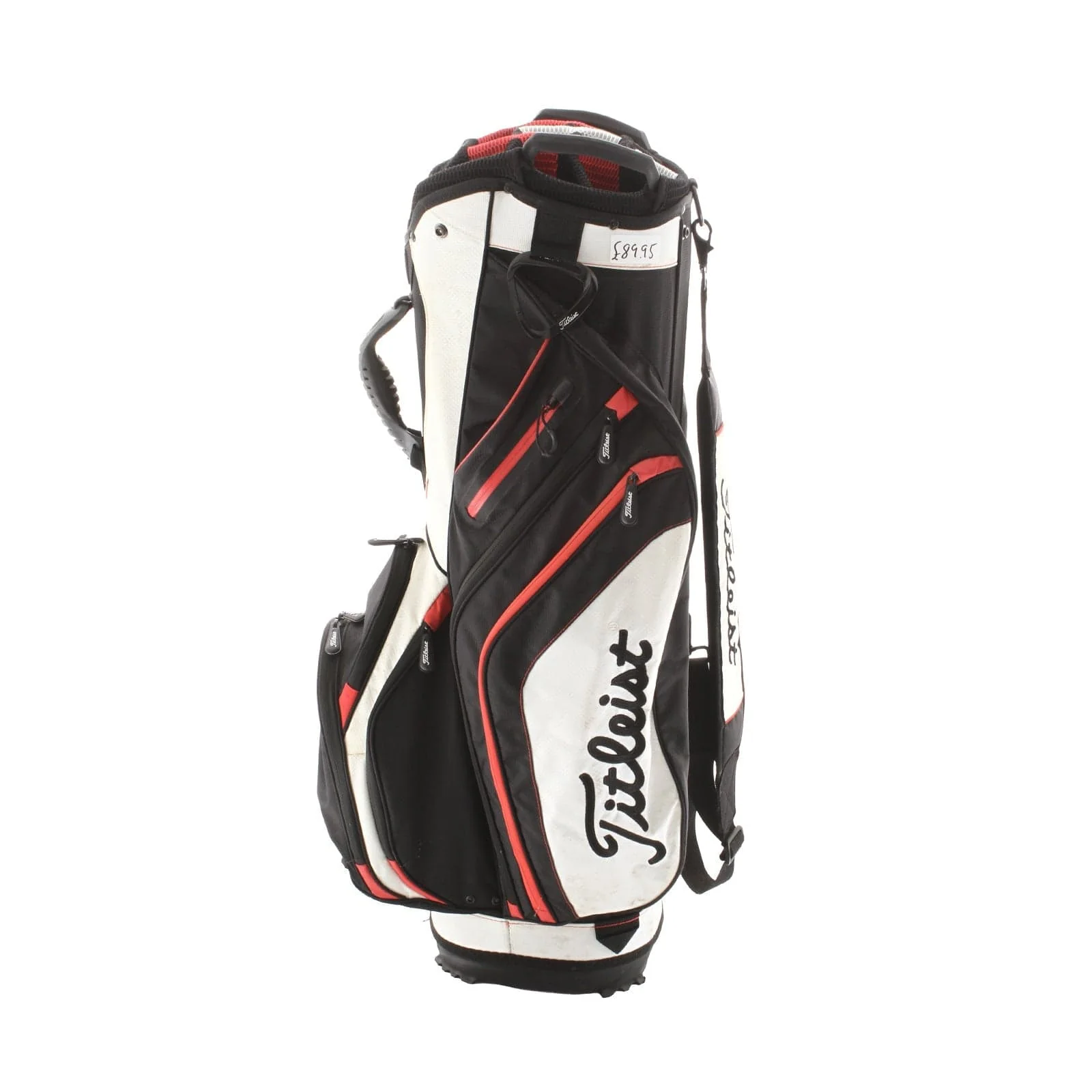 Titleist Cart Bag - Black/White/Red
