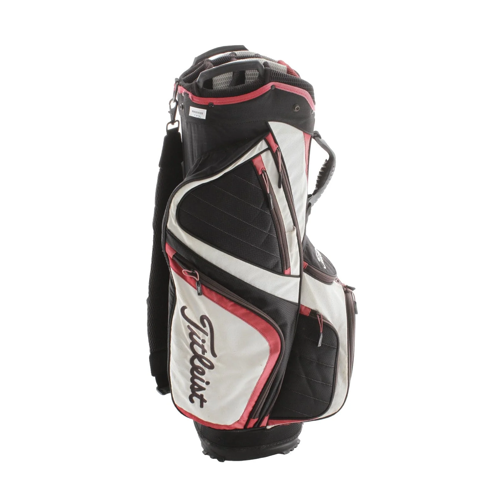 Titleist Cart Bag - White/Black/Red - Image 3