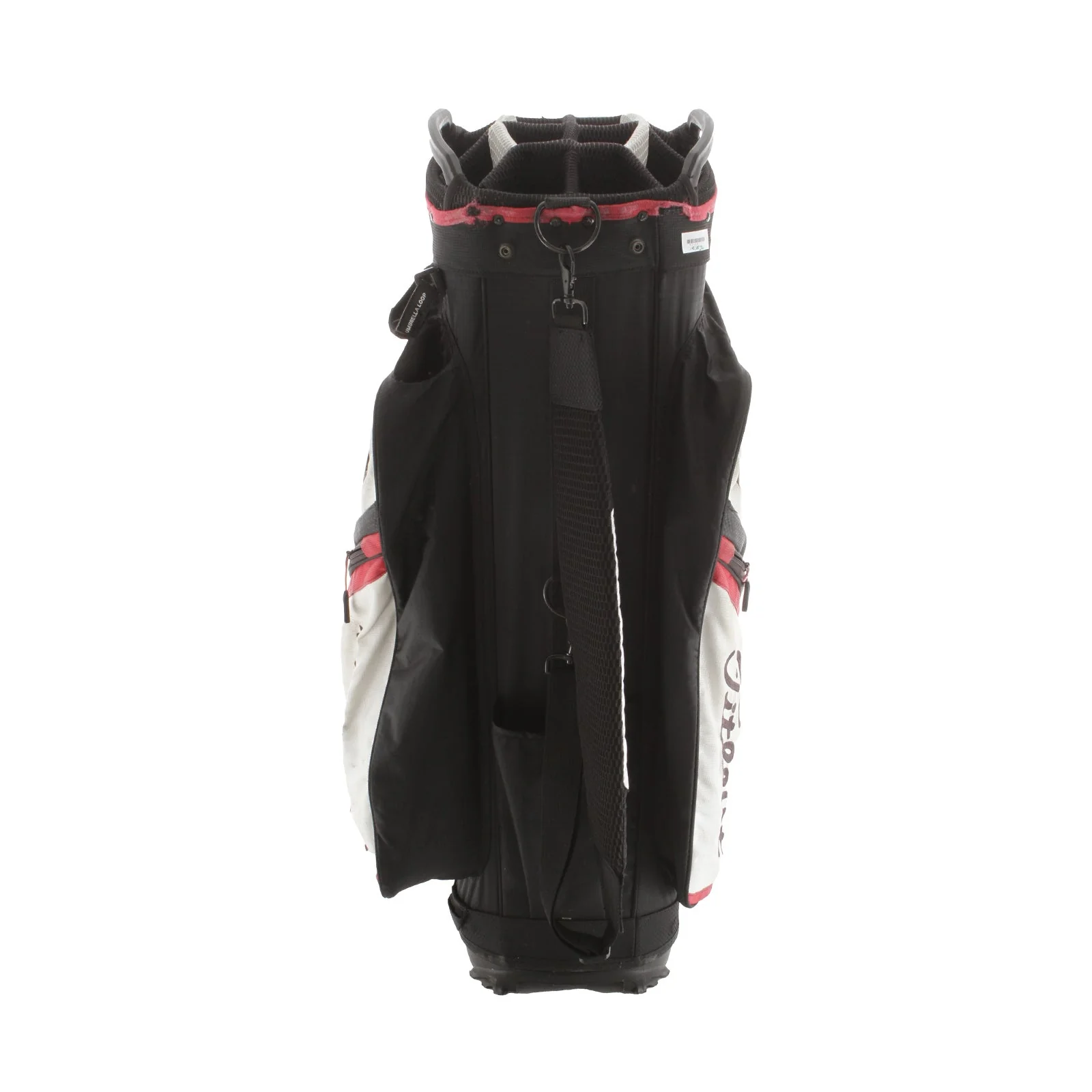 Titleist Cart Bag - White/Black/Red - Image 5