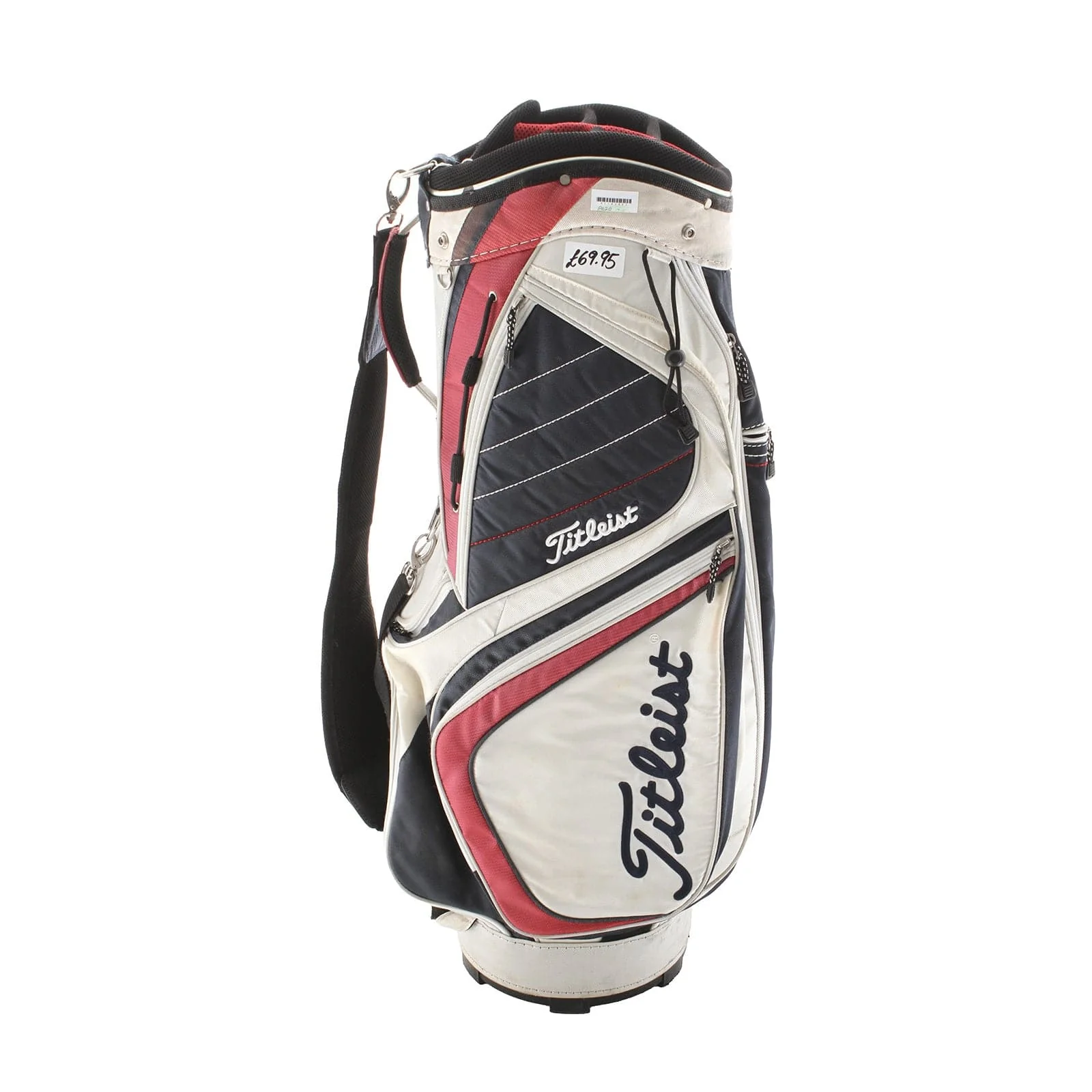Titleist Cart Bag - White/Blue/Red