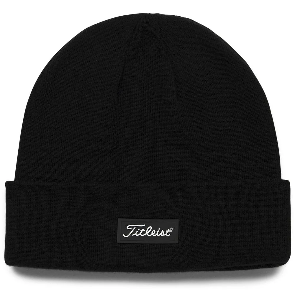 Titleist Charleston Cuff Knit Beanie - Black/White - Image 2