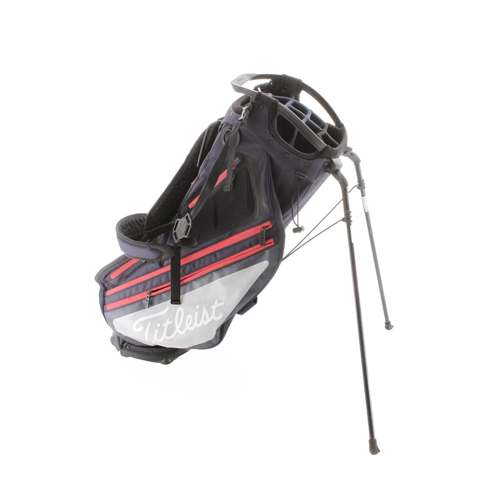 Titleist Hybrid 14 Stand Bag - Navy/Red/Grey - Image 5