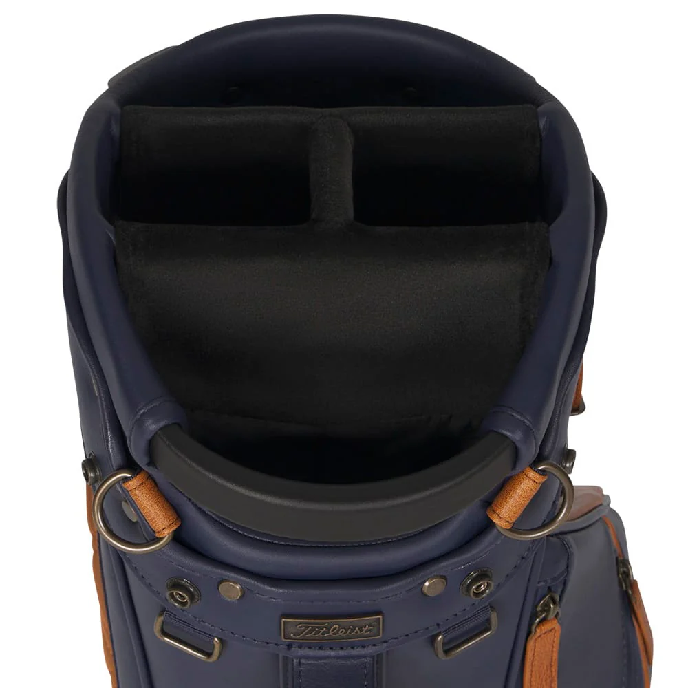 Titleist Links Legend Members Stand Bag - Navy/Palomino/Antique Brass - Image 2