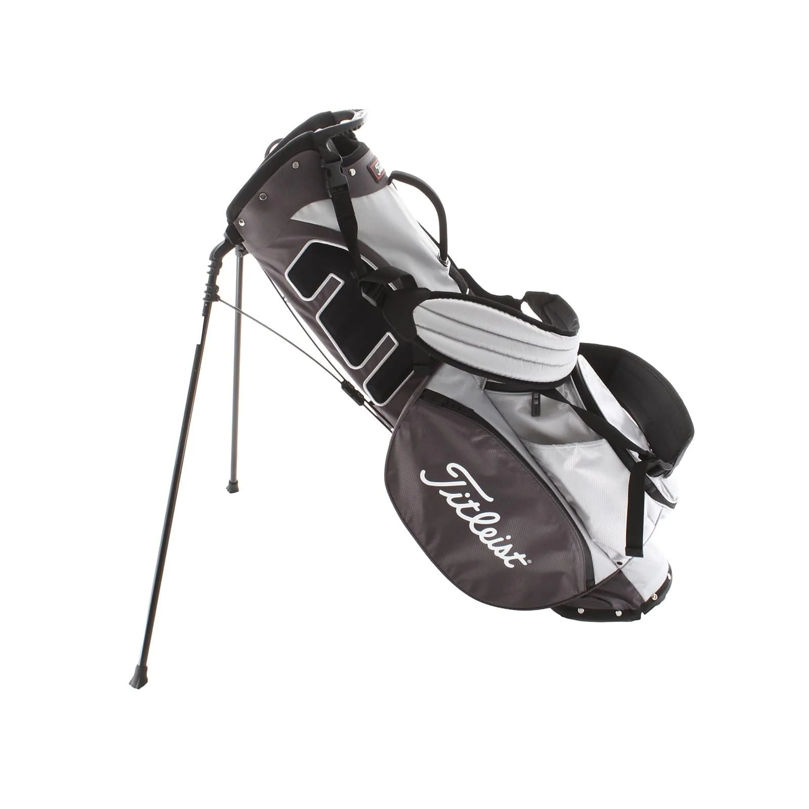 Titleist Players 4 Stadry Stand Bag - Grey/Purple - Image 3