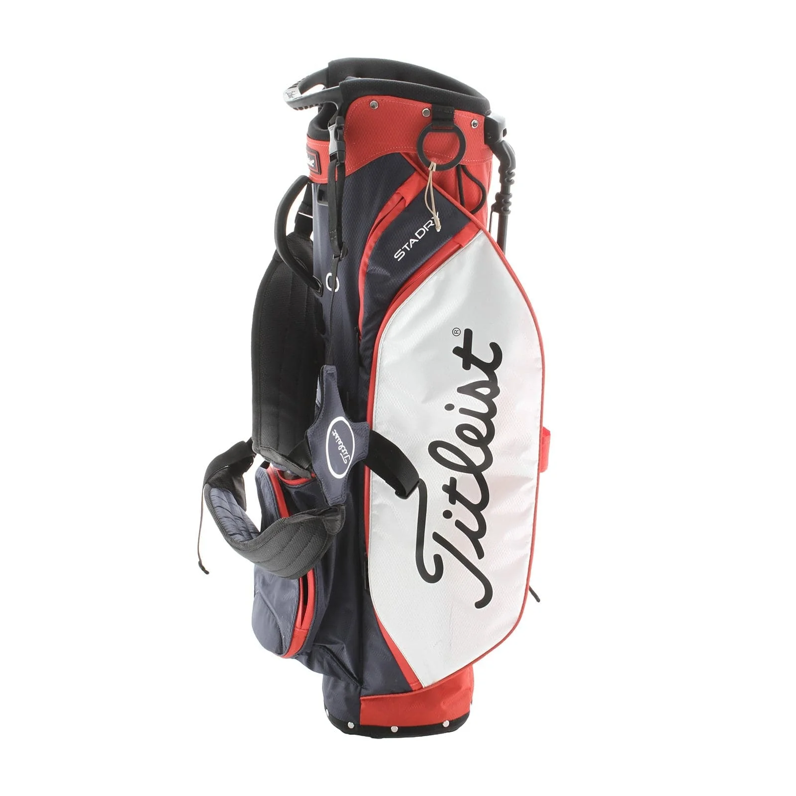 Titleist Players 4 Stadry Stand Bag - Navy/Red/White - Image 2